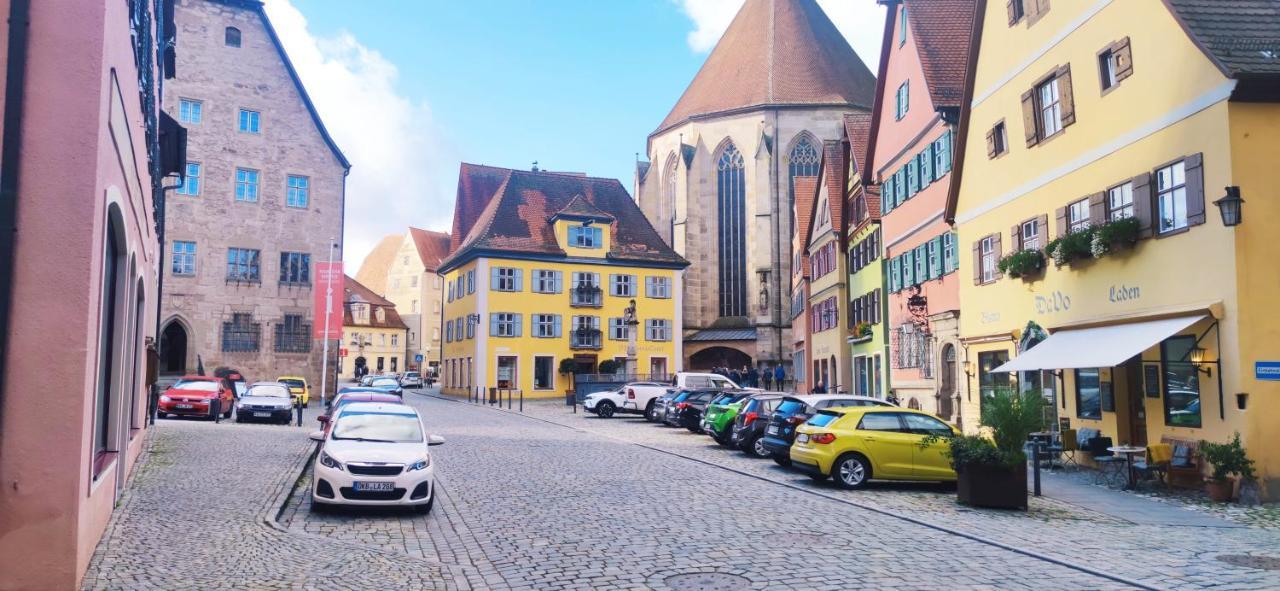 Dinkelsbühl Kaiser Franz Fuer Bis Zu 6 - Zentral, Arbeitsplatz, Waschmaschine, Disney Plus מראה חיצוני תמונה